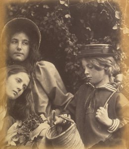 Elizabeth Keown, Kate Keown en Freddy Gould, ca. 1866-1868