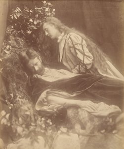 Gareth en Lynette, 1874 door Julia Margaret Cameron