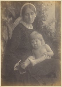 Mevrouw Herbert Duckworth met Gerald Duckworth door Julia Margaret Cameron