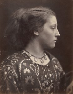 Sappho, 1865 door Julia Margaret Cameron