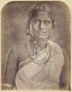 Singalese vrouw door Julia Margaret Cameron