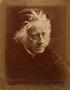 Sir J.F.W. Herschel door Julia Margaret Cameron