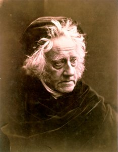 Sir John Frederick William Herschel, Britse astronoom, 1867 door Julia Margaret Cameron