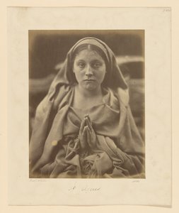 St. Agnes door Julia Margaret Cameron