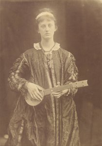 Tranen uit de diepte van een goddelijke wanhoop stijgen in het hart en verzamelen zich in de ogen door Julia Margaret Cameron