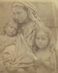 De Madonna Penserosa, 1864 door Julia Margaret Cameron