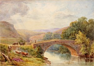Lewisburn Brug, Noord Tyne door Julia Swinburne