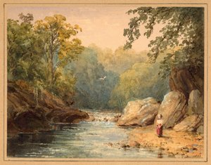 Aan de Emmet Burn, aan de North Tyne door Julia Swinburne