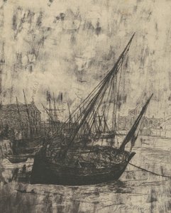 Boten bij Peel - Isle of Man, 1889