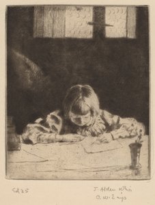 De kleine student door Julian Alden Weir
