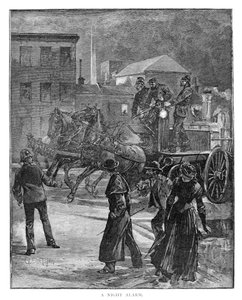 Een nachtelijk alarm, 1886