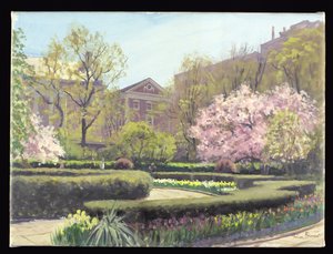 Conservatory Gardens, New York door Julian Barrow