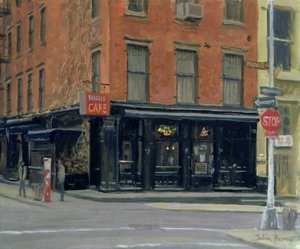 Fanellis Bar, New York, 1996 door Julian Barrow