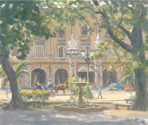 Gran Teatro, Havana door Julian Barrow