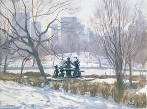 Het Alice in Wonderland Standbeeld, Central Park, New York, 1997