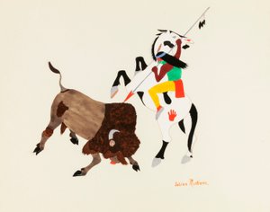 Buffeljager door Julian Martinez