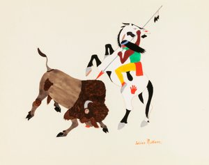 Buffalo Jager, ca. 1920-1925 door Julian Martinez