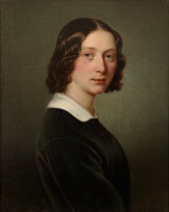 Ests: "Portret van M. Keller".
