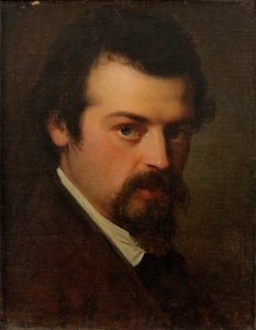Portret van kunstenaar Aleksander Hagen