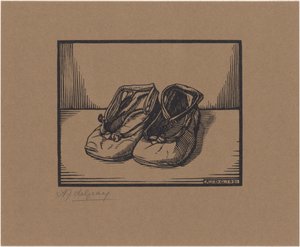 Paar schoenen door Julie de Graag (signed by artist)