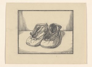 Paar schoenen door Julie de Graag (signed by artist)