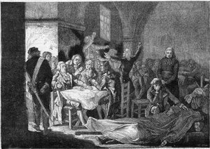 Franse Revolutie: laatste banket van de Girondijnen, 30-31 oktober
