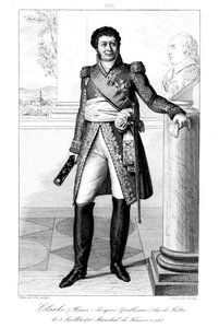 Henri Jacques-Guillaume Clarke, hertog van Feltre en maarschalk van Frankrijk door Julien Leopold Boilly