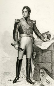 Jacques Lauriston, 1804, 1839 door Julien Leopold Boilly