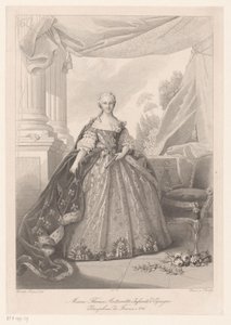 Portret van Maria Theresia van Bourbon door Julien Leopold Boilly