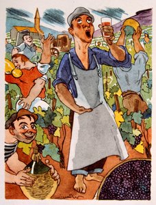 Franse wijngaard 1944