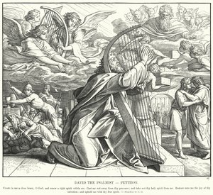 David de Psalmist, Petitie (gravure)