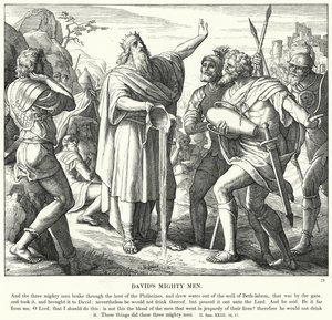 Davids Machtige Mannen (gravure)