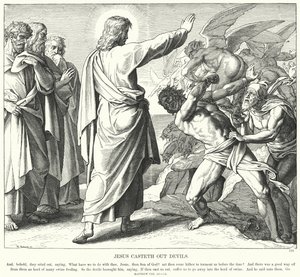 Jezus werpt duivels uit
