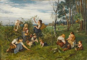In de frambozen. 1876