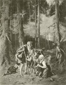 De trouwe Eckart (gravure) door Julius Adam
