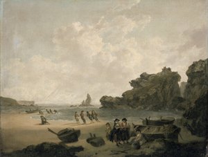 De Stack Rock door Julius Caesar Ibbetson