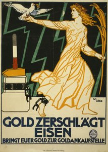 Goud verpulvert ijzer. Breng je goud naar het goudkoopcentrum door Julius Diez