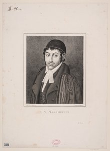 Rabbijn I.N. Mannheimer door Julius Friedlænder