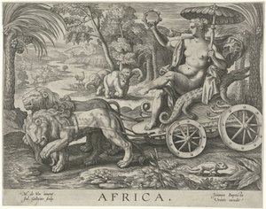 Afrika door Julius Goltzius