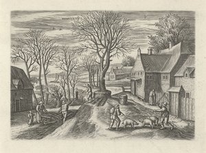 Februari door Julius Goltzius
