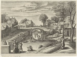 Januari door Julius Goltzius