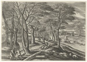 November door Julius Goltzius