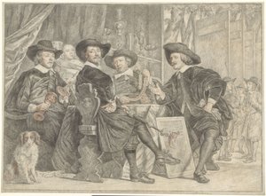 De overlieden van de Handboogdoelen door Julius Henricus Quinkhard