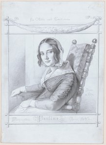 Pauline, de vrouw van de kunstenaar