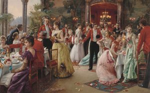 Het Jachtmaal door Julius Leblanc Stewart