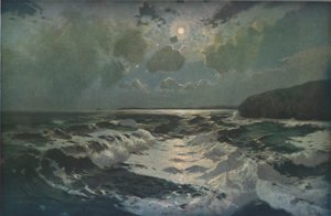 Het Rif, St Ives Bay, Cornwall, eind 19e-begin 20e eeuw, ca. 1930 door Julius Olsson
