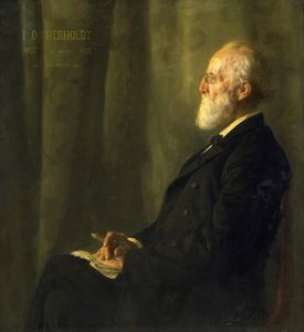 De architect J.D. Herholdt door Julius Paulsen