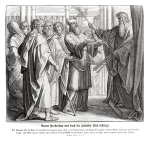 Aärons priesterschap wordt bevestigd, Numeri