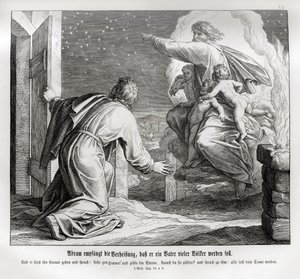 Abraham zal vader van vele naties zijn, Genesis door Julius Schnorr von Carolsfeld
