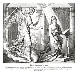 Aankondiging, Evangelie van Lucas